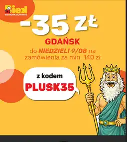 Biedronka 35zł w Gdańsku z kodem PLUSK35 oferta