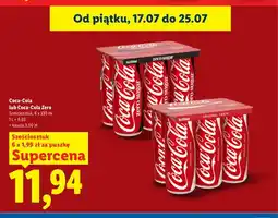 Lidl Napój gazowany Coca-Cola Zero 6-pak oferta