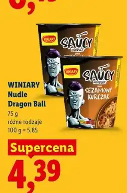 Lidl Nudle Dragon Ball Saucy Noodles Winiary oferta