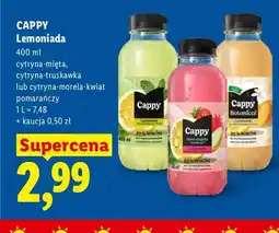 Lidl Lemoniada Cappy cytryna-truskawka oferta
