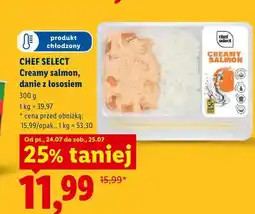 Lidl Danie z łososiem Chef Select Creamy salmon oferta