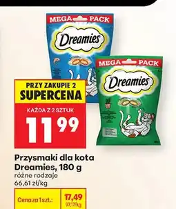 Biedronka Przysmaki dla kota Dreamies Mega Pack oferta