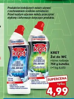 Kaufland Żel do WC Kret Biel Higiena Classic Fresh oferta