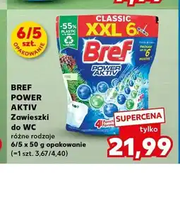 Kaufland Zawieszki do WC Bref Power Aktiv Pine 6-pak oferta