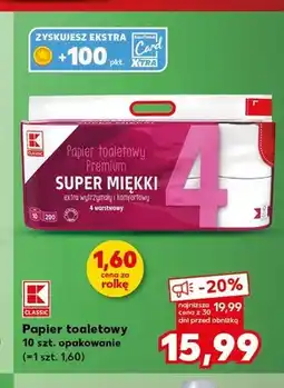 Kaufland Papier toaletowy K-Classic Premium oferta