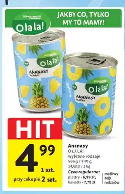 Intermarche Ananas w puszce plastry O La La! oferta