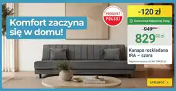 ERLI Kanapa rozkładana IRA szara oferta