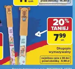 Carrefour Długopis wymazywalny Capy Bara oferta