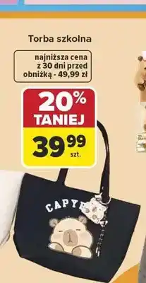 Carrefour Torba szkolna Capybara Wikam oferta
