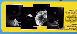 Carrefour Zeszyt A4 Metalic Sport 60 kartek oferta