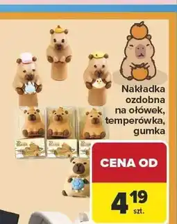 Carrefour Nakładka ozdobna na ołówek Capybara Wikam oferta