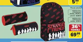 Carrefour Plecak szkolny Stranger Things oferta