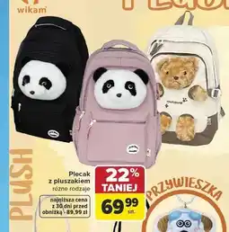Carrefour Plecak z pluszakiem Wikam Plush oferta