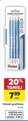 Carrefour Ołówki grafitowe Pentel 4-pak oferta