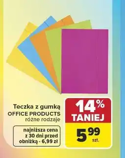 Carrefour Teczka z gumką Office Products oferta
