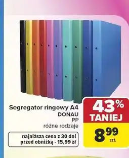 Carrefour Segregator ringowy A4 Donau PP oferta