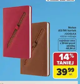 Carrefour Notes A5 96 kartek Jodełka oferta