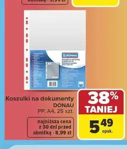 Carrefour Koszulki na dokumenty Donau oferta