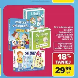 Carrefour Gra edukacyjna Poznajemy Litery Lisciani oferta