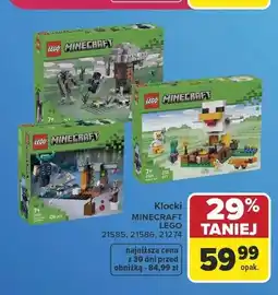 Carrefour Klocki LEGO Minecraft 21586 oferta
