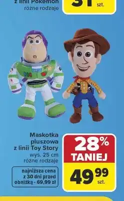 Carrefour Maskotka pluszowa Toy Story Chudy oferta
