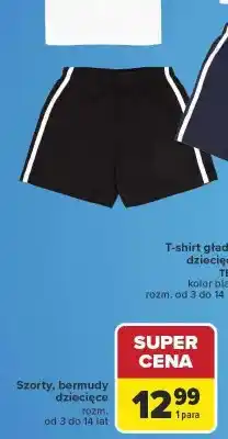 Carrefour Bermudy dziecięce TEX oferta