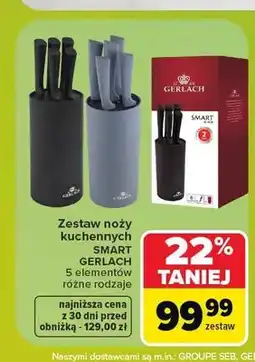 Carrefour Zestaw noży kuchennych Gerlach Smart 5-pak oferta