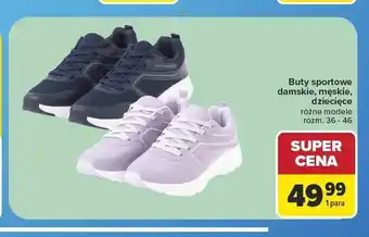 Carrefour Buty sportowe damskie męskie dziecięce oferta