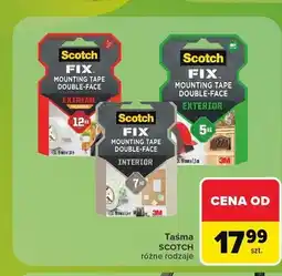 Carrefour Taśma montażowa dwustronna Scotch Fix Extreme oferta