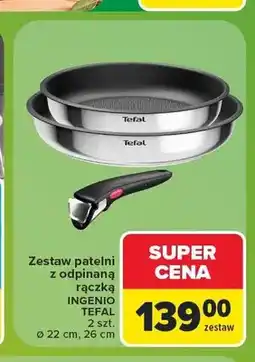 Carrefour Zestaw patelni Tefal Ingenio 2-pak oferta