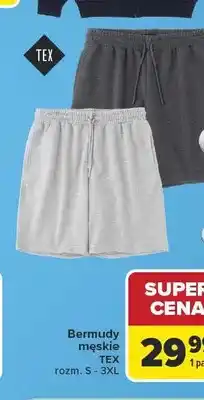 Carrefour Bermudy męskie TEX oferta