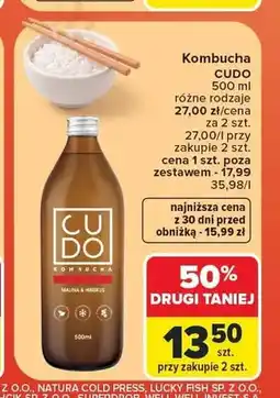 Carrefour Kombucha Malina & Hibiskus Cudo oferta