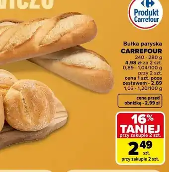 Carrefour Bułka paryska Carrefour oferta