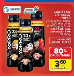 Carrefour Jogurt pitny proteinowy Danone YoPro o smaku waniliowo-ciasteczkowym oferta