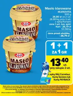 Carrefour Masło klarowane Mlekovita oferta