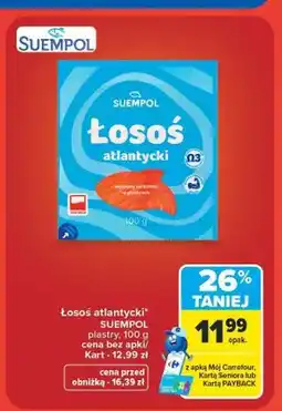 Carrefour Łosoś atlantycki Suempol plastry oferta