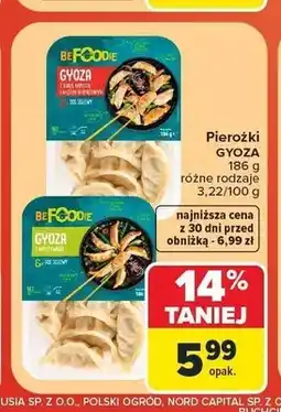 Carrefour Pierożki Gyoza z warzywami BeFoodie oferta
