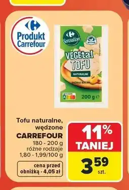 Carrefour Tofu wędzone Carrefour Sensation oferta