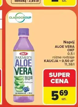 Carrefour Napój OKF Farmer's Aloe Vera Blueberry oferta