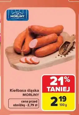 Carrefour Kiełbasa śląska Morliny oferta