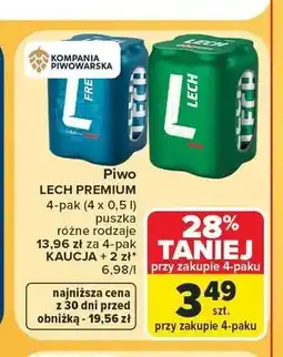 Carrefour Piwo Lech Premium 4-pak oferta