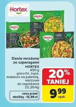 Carrefour Danie mrożone gnocchi ze szparagami Hortex oferta