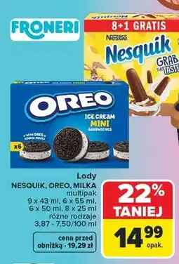 Carrefour Lody multipak Oreo oferta