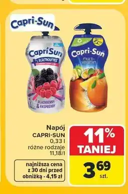 Carrefour Napój Capri-Sun Electrolytes Blackberry & Raspberry oferta
