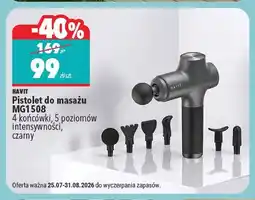 Biedronka Pistolet do masażu Havit MG1508 oferta