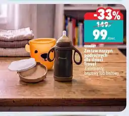 Biedronka Zestaw naczyń podróżnych dla dzieci Travel Kidnort oferta