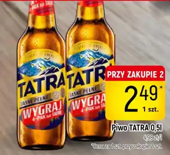 Delikatesy Piotruś Pan Piwo TATRA oferta