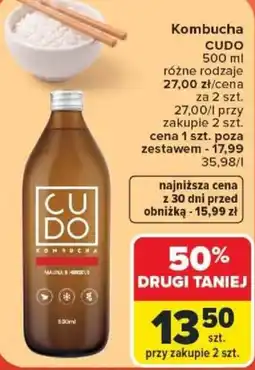 Carrefour Kombucha CUDO oferta