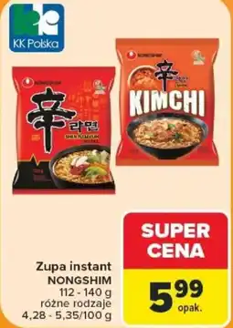 Carrefour Zupa instant NONGSHIM oferta