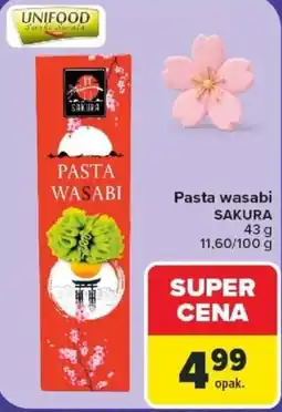Carrefour Pasta wasabi Sakura oferta